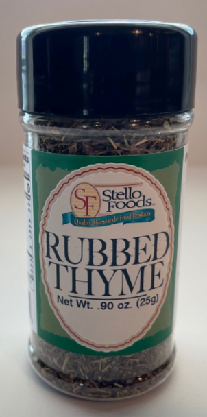 Stello Foods Rubbed Thyme 4 Oz