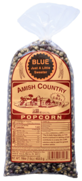 Amish Country Blue Popcorn