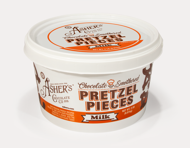 Asher's Smothered Pretzel Pieces Tub