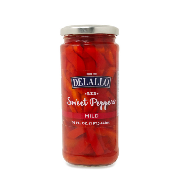 Delallo Red Sweet Peppers