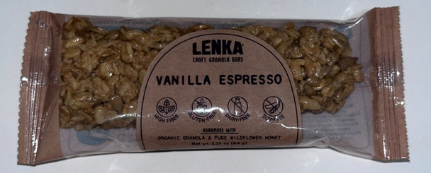 Lenka Vanilla Espresso Granola Bar