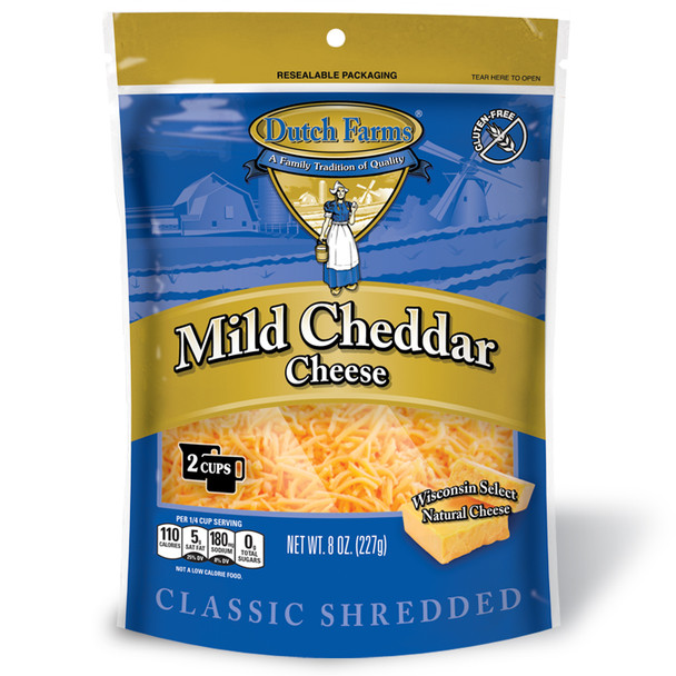 Shredded Mild Cheddar Cheese