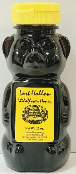 Lost Hollow Wildflower Honey Bear- 1/2 lb