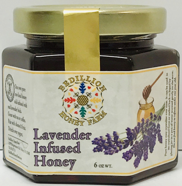Bedillion Lavender Infused Honey - 6 oz