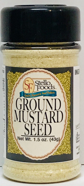 Stello Foods Ground Mustard Seed 1.5 Oz