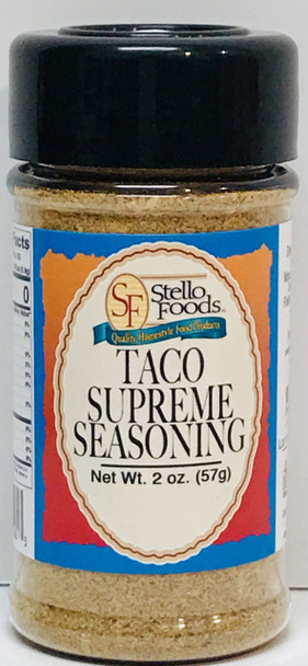 Stello Foods Taco Supreme Seasoning 2 oz