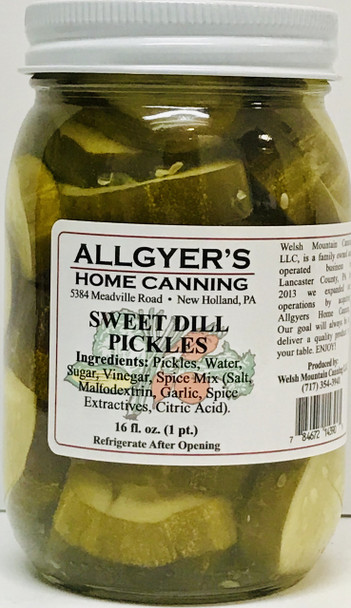 Welsh Mountain Sweet Dill Pickles