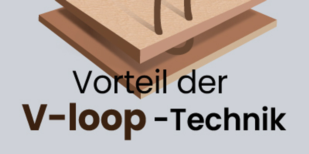 Vorteil der V-Loop-Technik für Folien Haar Systeme