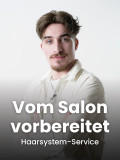 Service: vom Salon vorbereitete Haarsysteme