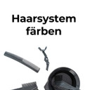 Haarsystem färben