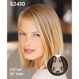 S2410 Kleines Haarteil auf Folien-Basis