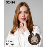 S2414 Kleines Haarteil auf Folien Basis