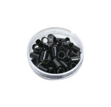 Black 100pcs Copper Micro Link Beads