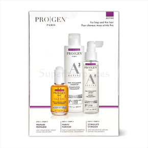 PROGEN Active Care Active 3 Step Kit - For Thinning Hair