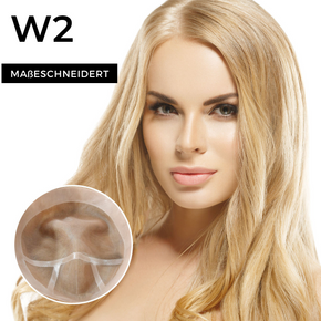 Maßgefertigte Silk Oberkopf gegen Haarausfall medizinische Perücke W2 Maßgefertigte Silk Oberkopf gegen Haarausfall medizinische Perücke W2