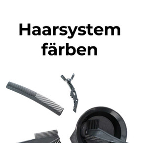 Haarsystem färben