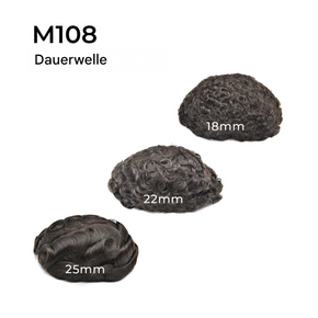Dauerwelle, gewellte, lockige Haarteile Dauerwelle, gewellte, lockige Haarteile