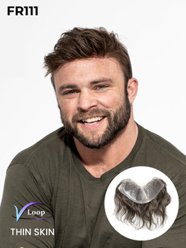 FR111 Volles dünnes Haar Front Haarteil