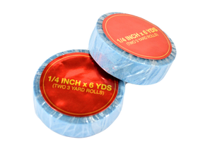 Walker Tape Blue Liner Lace Front Tape 1/4" x 6 Yards