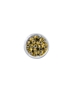 100pcs Micro Link Beads Silicone Lined 100pcs Micro Link Beads Silicone Lined