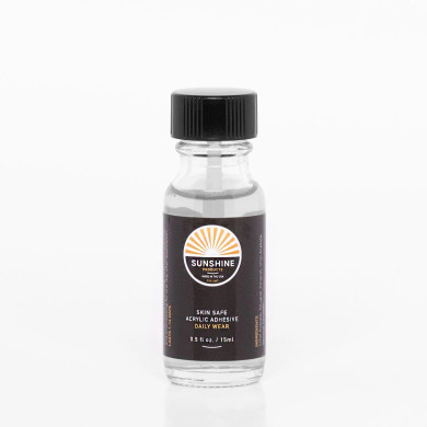 Sunshine Skin Safe Acrylic Glue – Bürste für den täglichen Gebrauch auf 0.5 oz