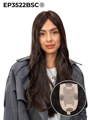 Easy Part 3522BSC I Damen Clip-In Haartopper für Scheitelverlust
