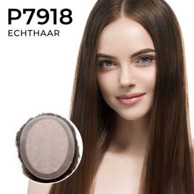 P7918 Mono Zentrum Haar topper für Frauen