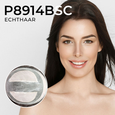 Echthaar-Mono-Top-Haarteil fur frauen