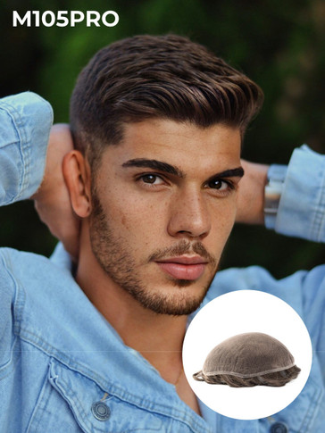 M105PRO French Lace System aus Europäischem Haar 
