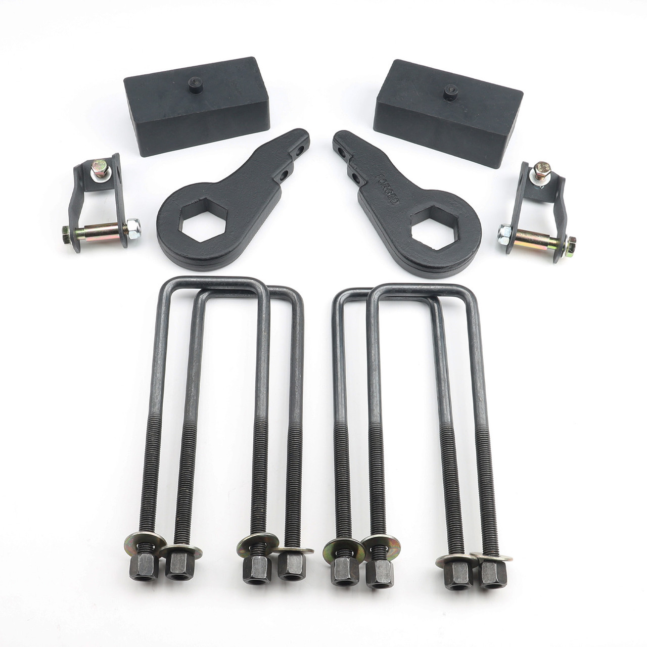 Front Adjustable Torsion Key Rear Leveling Lift Kit K2500 K3500 88-99 4WD 8-Lug