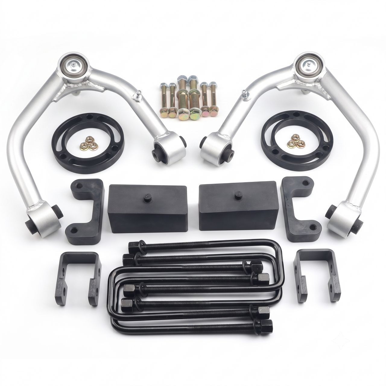 3.5" Front 2.5" Rear Full Leveling Lift Kit w/ Control Arm For Silverado SIerra 1500 2019-2025