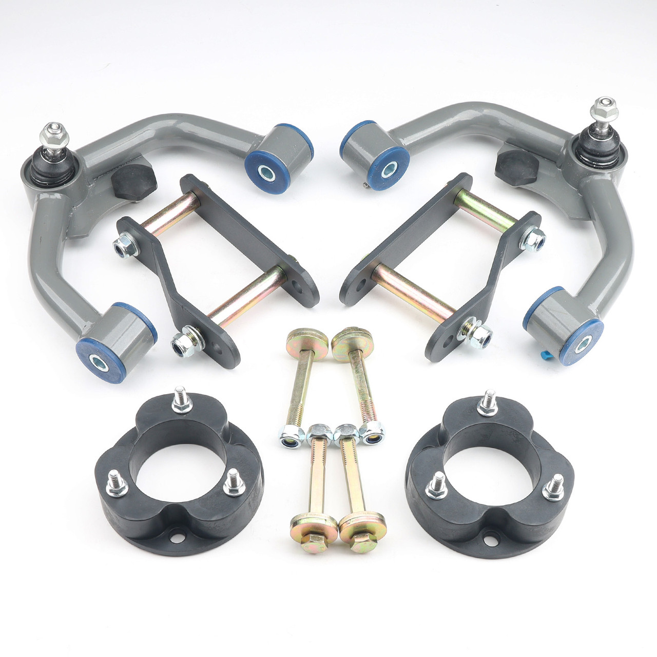 Full 3" Front Rear Shackle Lift Kit For 2005-2024 Nissan Frontier 2WD 4WD Full 3" Front Rear Shackle Lift Kit For 2005-2024 Nissan Frontier 2WD 4WD