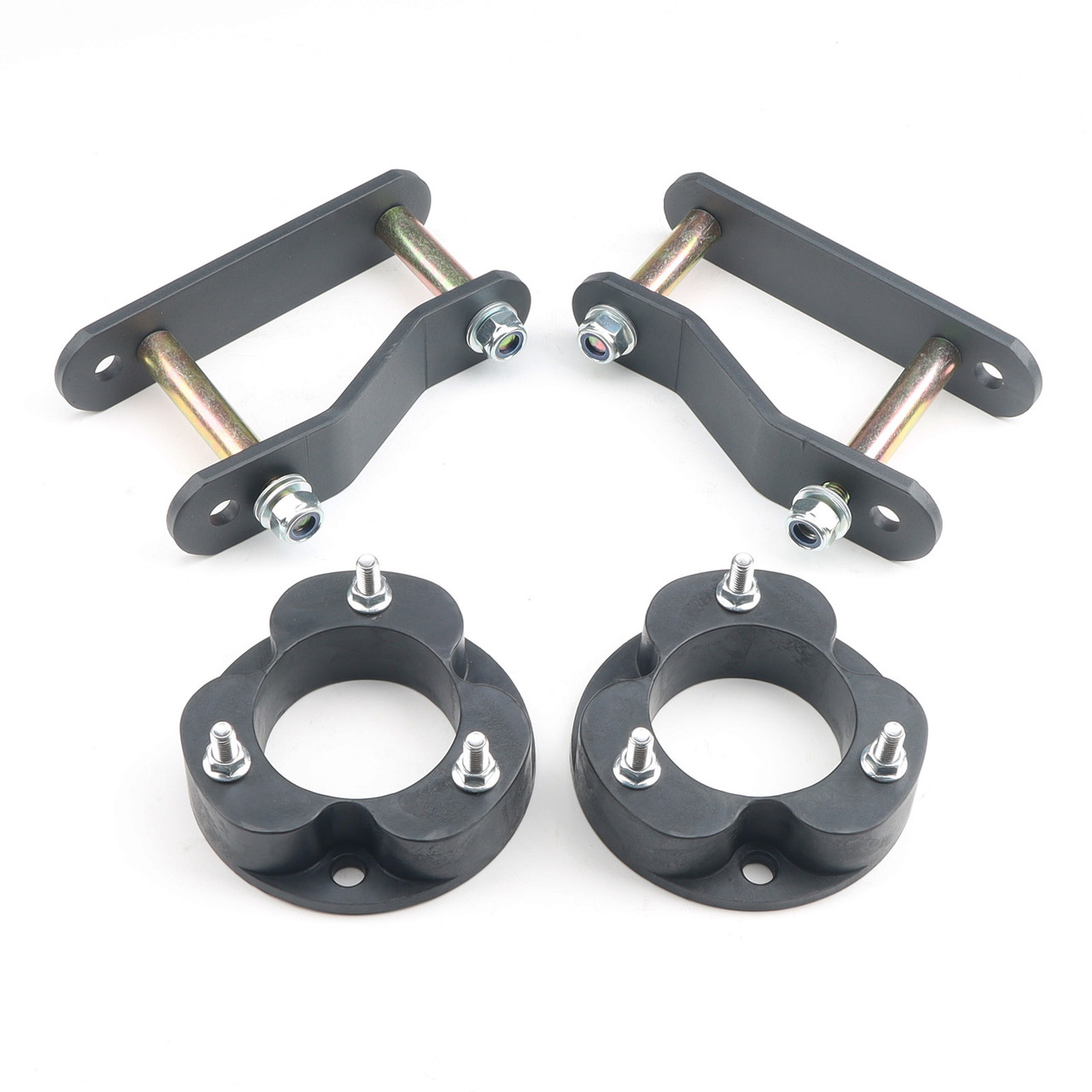 Front+Rear Shackle Lift Kit For 2005-2024 Nissan Frontier 2WD 4WD Front+Rear Shackle Lift Kit For 2005-2024 Nissan Frontier 2WD 4WD