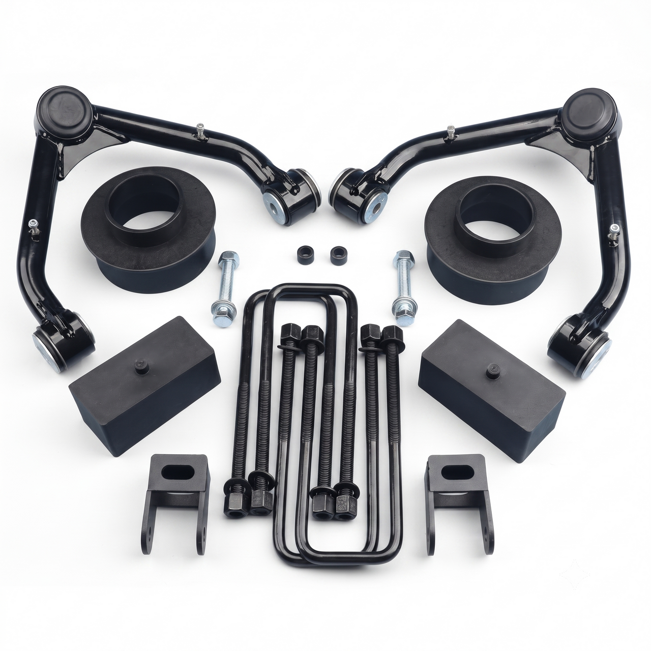 Full Front Rear Leveling Lift Kit w/ Control Arm For Silverado Sierra 1999-2006 2WD 4x2