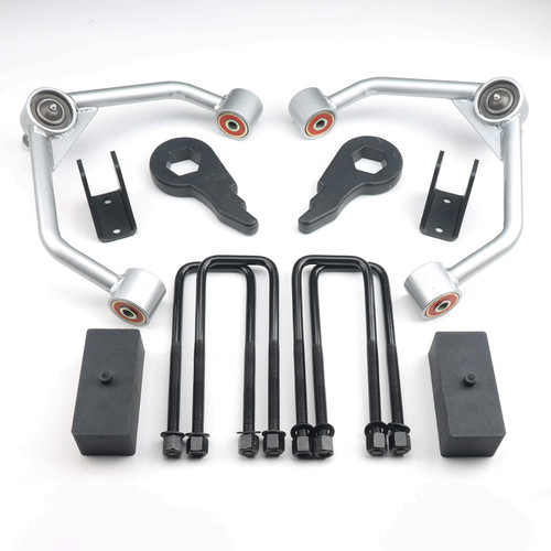 Front + Rear Leveling Lift Kit w/ Control Arm Silverado Sierra 2500 3500 2001-2010