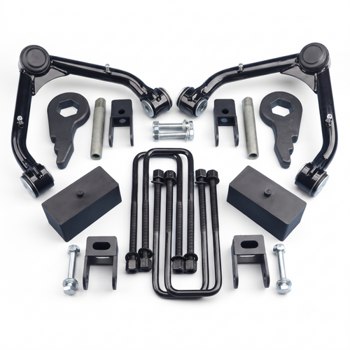 Full Front Rear Leveling Lift Kit W/Control Arm Sierra Chevy Silverado 99-07 4WD