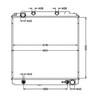 Radiator for Toyota Coaster HZB50 HDB50 HDB51 New from 1995 to 2004 Auto Manual 4.2L Diesel 96 97 98 99 00 01 02 03
