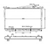 Radiator for Holden Epica EP New from 2007 to 2011 Auto Manual 2.0L 2.5L "Slot In Mount" Type