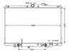 Radiator for Honda Odyssey RA1 RA3 New from 1995 to 2000 Auto Manual 2.2L 2.3L MPV 97 98 99