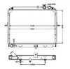 Radiator for KIA Pregio K2700 New from 2002 to 2006 Auto Manual 2.7L Diesel VAN 03 05