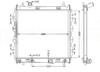 Radiator for Chrysler PT Cruiser New from 2000 to 2010 Auto Manual 2.0L 2.4L Turbo 01 02 03 04 05 06