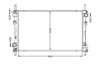 Radiator for Ford Transit VH VJ 08/00-08/06 Auto Manual 2.3L 2.4L "620mm Core Width"