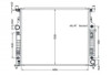 Radiator for Mercedes-Benz W164 ML280 ML300 ML320 ML350 ML450 2005-2011 Auto Manual 06 07 08 09 10