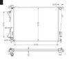 Radiator for Hyundai Sonata NF 06/05-05/08 Auto Manual 06 07 Petrol