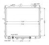 Radiator for KIA Sportage 05/97-05/05 Auto Manual 2.0L 98 99 00 01 02 03 04