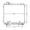Radiator for Hyundai Terracan HP 07/01-10/06 Auto Manual 2.9L Diesel 02 03 04 05
