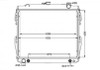 Radiator for Toyota Hilux RN85 YN85 88-97 Auto Manual (400MM) Petrol 89 90 91 92 93 94 95 96