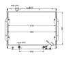Radiator for Mitsubishi Triton ME MF MG MH MJ 86-96 Pajero NF NG 88-91 2.6L Auto Manual