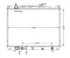 Radiator for Suzuki Grand Vitara SQ 1998-2005 Auto Manual 2.7L V6 02 03 04