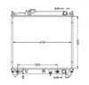 Radiator for Suzuki Vitara TA01 1988-1998 Auto Manual 1.6L Core Height 425mm